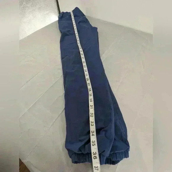 Athleta Girl Size XL Lined High Jump Jogger Blue Drawstring With Pockets - Picture 14 of 16